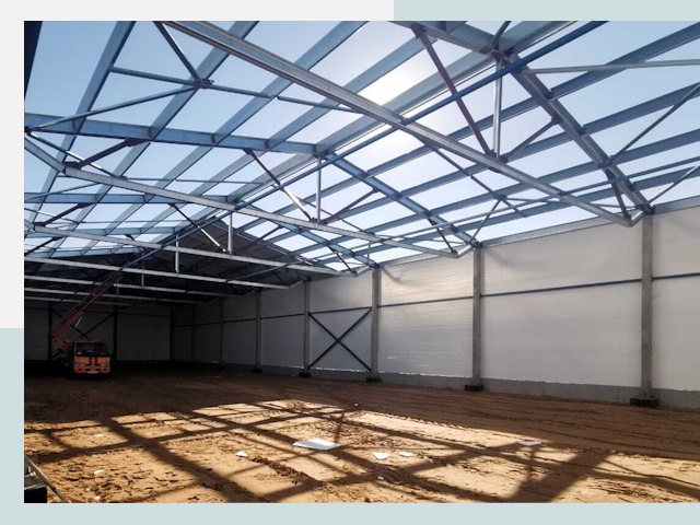 Строительство сенохранилищ в Сланцах