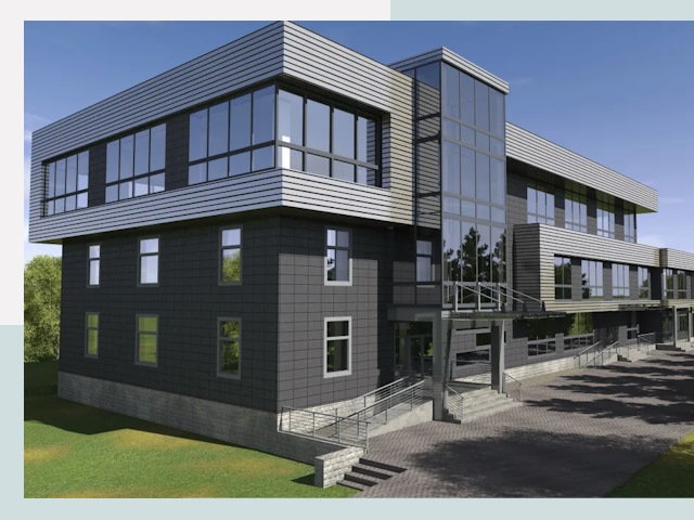 Административные здания в Сланцах