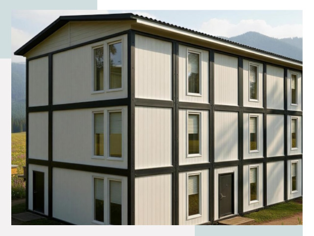 Модульные общежития в Сланцах