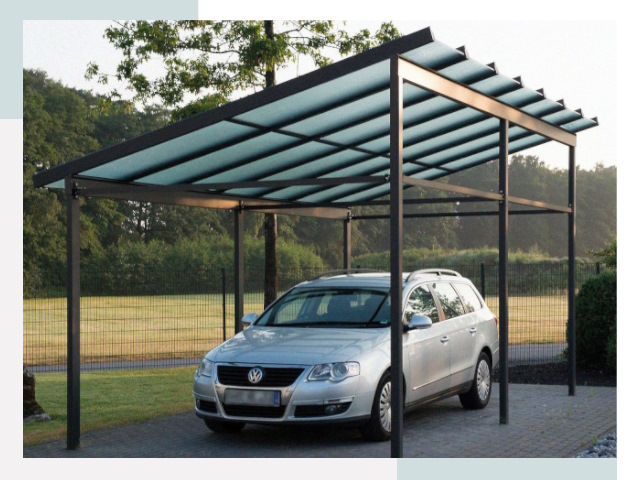 Навесы для автомобилей в Сланцах