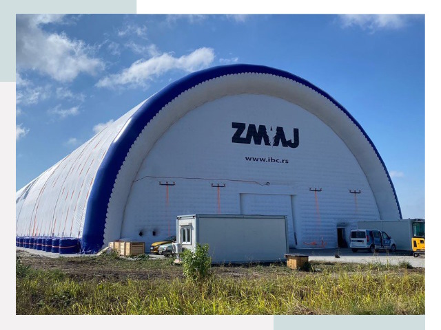 Брендирование ангаров в Сланцах