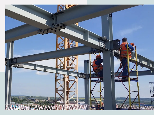 Монтаж металлоконструкций в Сланцах