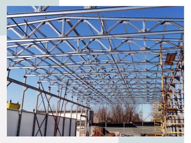 Металлокаркасы для складов в Сланцах