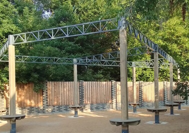 Терраса из металлоконструкций под ключ, проектирование, изготовление и монтаж от СтальСтрой-Слы